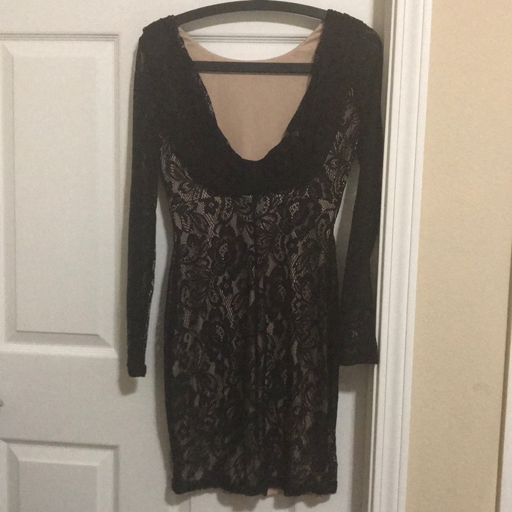 Mystic lace long sleeve dress bodycon dress size M - Picture 4 of 6